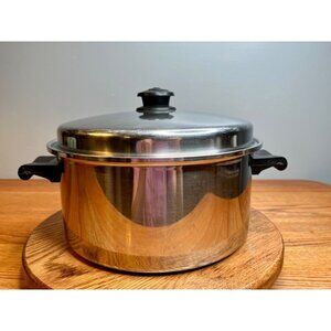 Saladmaster  Stainless Steel 6 quart  #806 Stockpot/Dutch Oven  with Vapo Lid I